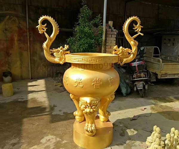 鎏金铜香炉