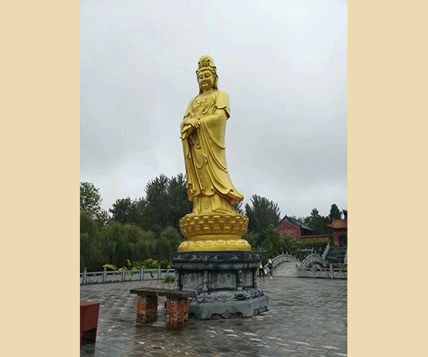 净水观音铜佛像